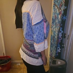 Patterned (cardigan? ..lol)